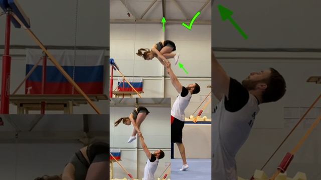 СТОЙКА НА РУКАХ ДЛЯ ЧИРЛИДЕРОВ. ЧАСТЬ 2. Выход в стойку в парном и групповом станте. смотреть онлайн