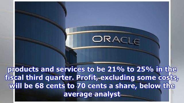 Oracle shares drop after cloud sales fall short for some смотреть онлайн