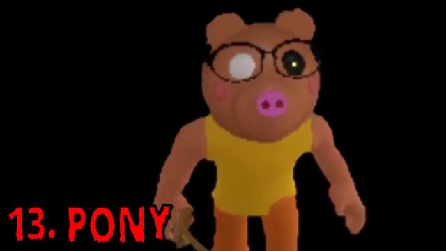 ROBLOX PIGGY ALL SOUNDTRACKS CHAPTER 1-10 CHARACTERS/SKINS! | Piggy Roblox смотреть онлайн