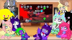 Mlp Crew Reacts to Tricky Mod (Gacha Club Au)