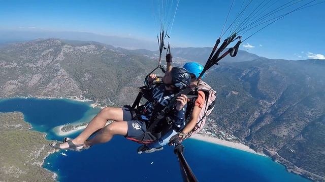 Фетхие полет над Эгейским морем с горы Бабадаг смотреть онлайн