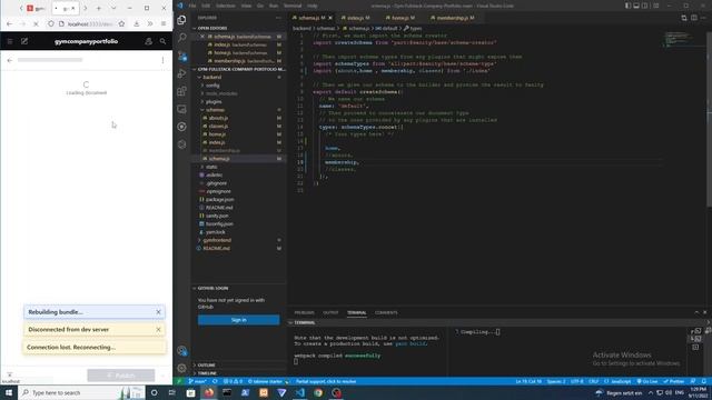 Build A Full Stack Gym in React JavaScript #8 - CMS Back End Schema Types for Sanity Studio Panel. смотреть онлайн