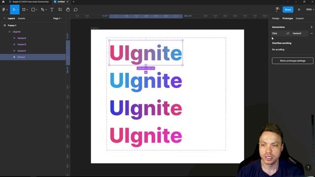 Como criar texto com gradiente animado no Figma | Dicas de FIgma смотреть онлайн