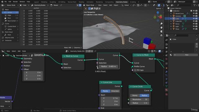 38 - Set Curve Radius Node смотреть онлайн