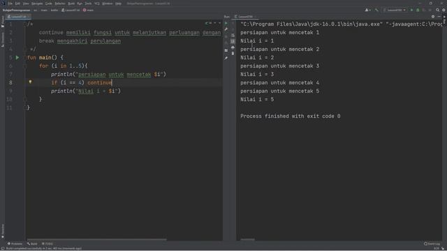 Tutorial Kotlin 20: Continue dan Break смотреть онлайн