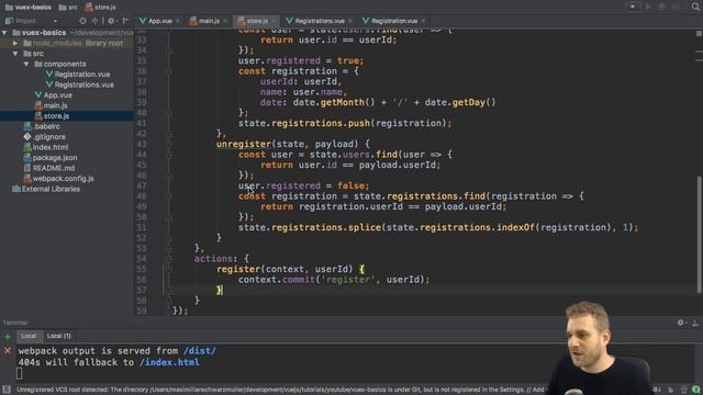 ACTIONS | VueJS 2 & Vuex | Learning the Basics смотреть онлайн
