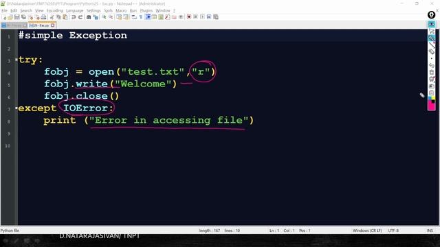 File Handling in Python смотреть онлайн