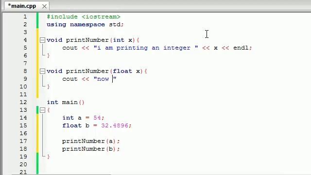 Buckys C++ Programming Tutorials - 30 - Function Overloading смотреть онлайн