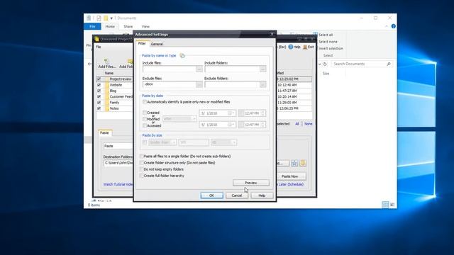 Windows: Exclude specific types of files when copying them using Copywhiz смотреть онлайн