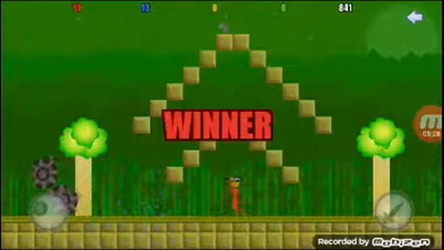 Играем с разрабом!!!!!Обзор игры Stick Man the Fight #3 финалл смотреть онлайн
