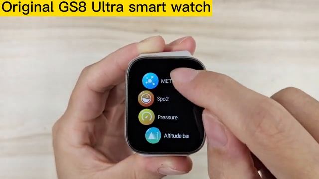 Original GS8 Ultra Smart Watch 45MM Series 8 NFC Body Temperature Monitor Bluetooth Call Siri смотреть онлайн