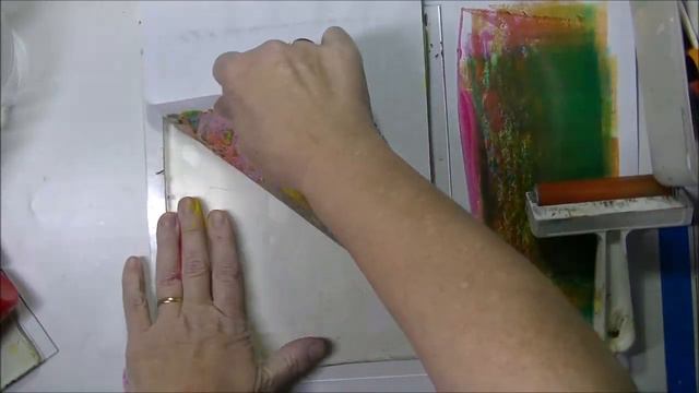 Funky Christmas with Gel Press by Ana Bondu Part 1 смотреть онлайн