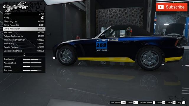 Dinka RT3000 Best Customization & Review | NEW DLC CAR | GTA Online | Honda S2000 | JDM | DRIFT смотреть онлайн