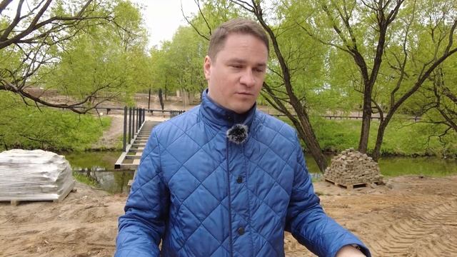 Строительство экотропы в будущем парке "Яуза" смотреть онлайн