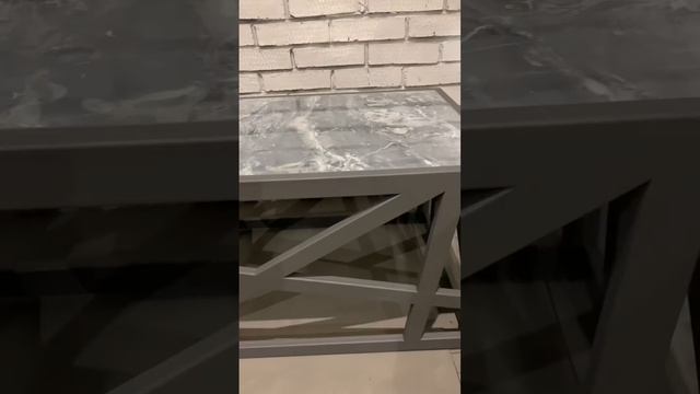 Столик журнальный из керамогранита в стиле лофт ??? смотреть онлайн