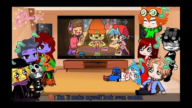 FNF React To FNF x Scratchin' Melodii x Parappa (BPM)||Friday Night Funkin'||ElenaYT. смотреть онлайн