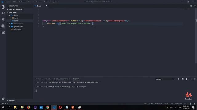 Curso TypeScript: 18 - Ciclo For смотреть онлайн