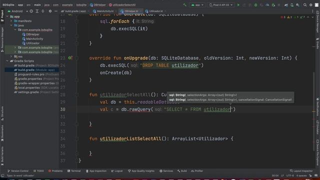 ANDROID com KOTLIN 2023 - #37 - Base de Dados SQLite - SELECT смотреть онлайн