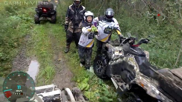 Оторвали морду BRP X-MR и утопили Stels!!! смотреть онлайн