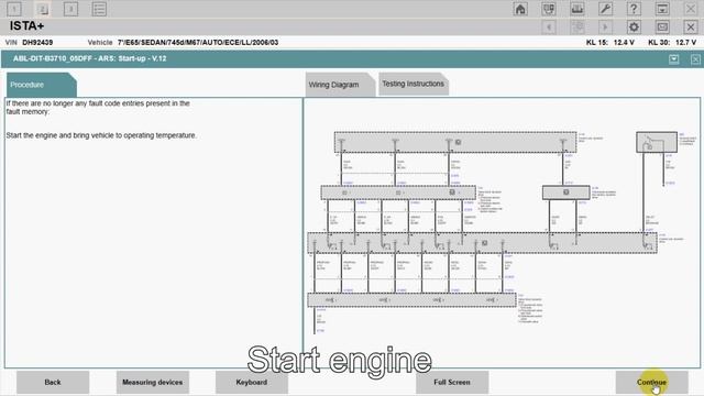 BMW E65/E66 | Dynamic Drive Start-up | ISTA-D (ARS - Active Roll Bar Stabilization)