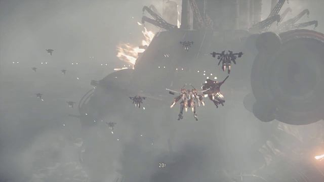 Nier Automata PS4 Goliath Flyer/EMP Boss Battle (2B) Very Hard No Damage No Commentary смотреть онлайн