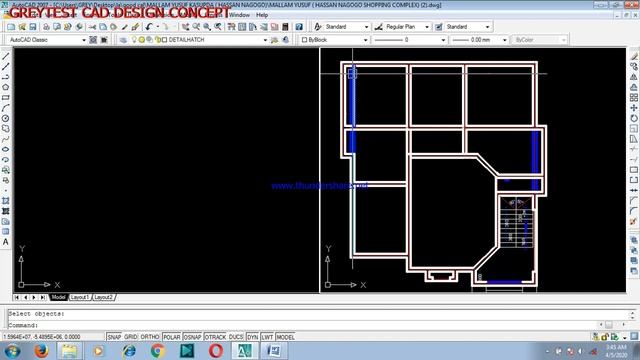 General arrangements (structural layout) using autocad смотреть онлайн