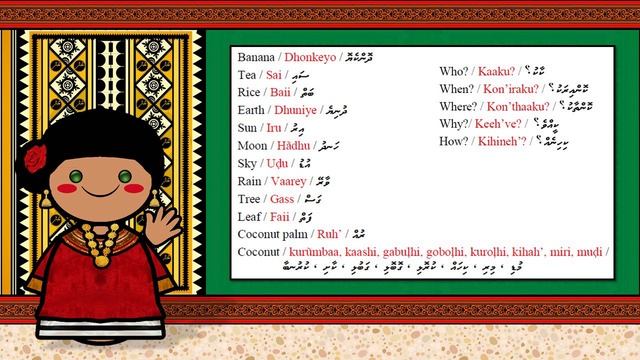 The Sound Of The Dhivehi / Maldivian Language (UDHR, Numbers, Greetings, Words & Story)
