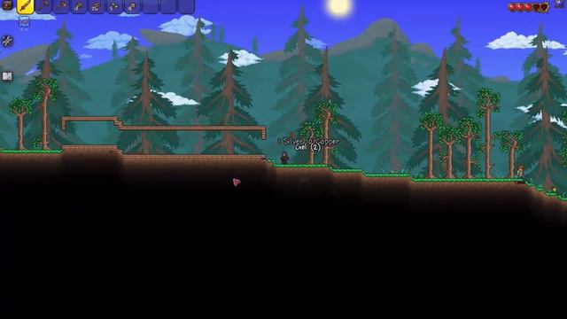 Terraria Let’s Play - Building My First House And Exploring Caves! (1) смотреть онлайн