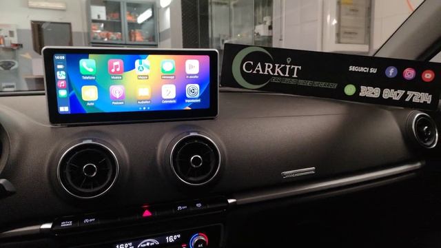 Cartablet 10.25 Audi A3 8V Carkit Android + Ios Carplay