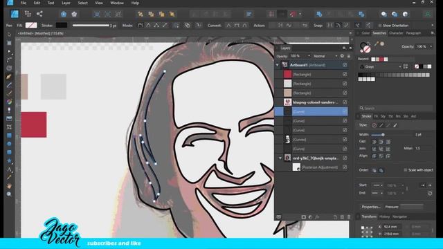 CREATE KFC STYLE VECTOR ART | AFFINITY DESIGNER смотреть онлайн