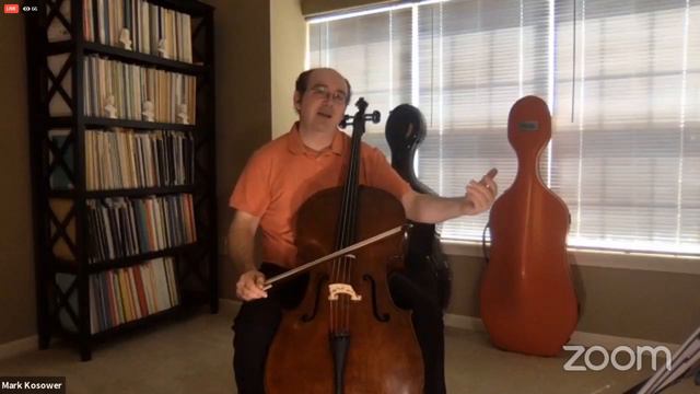CelloChat With Mark Kosower, Live From Cleveland, OH