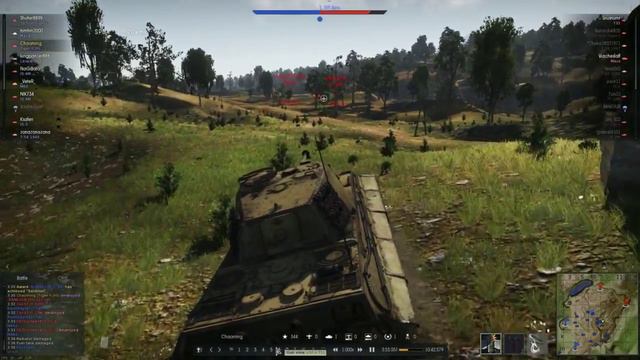 War Thunder - Linux Gameplay - Tiger II in Action смотреть онлайн