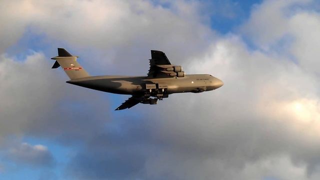 Lockheed C-5 Galaxy Takeoff  (TLL Airport)