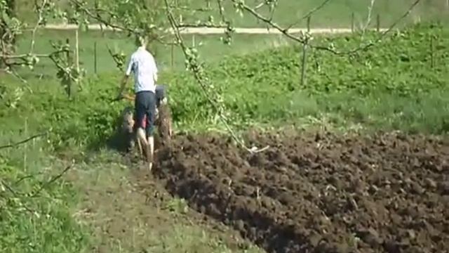 Вспашка мотоблоком мтз 09н. смотреть онлайн