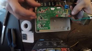 Счётчик с пультом подключение.