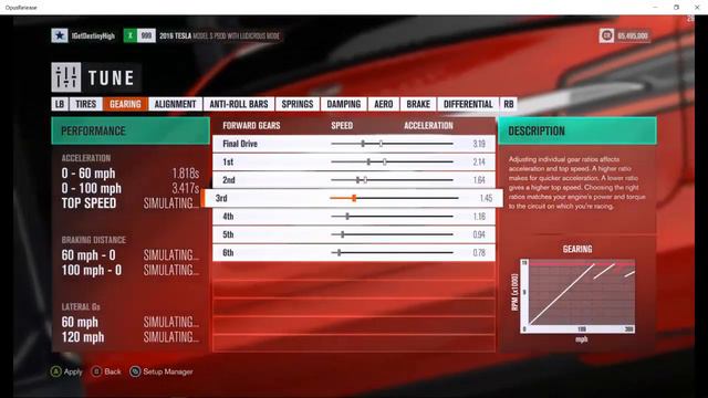 Forza Horizon 3 Mods:Tesla Model s with Gearbox смотреть онлайн