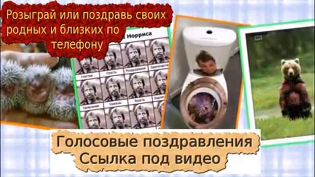 смешные голосовые поздравления смотреть онлайн