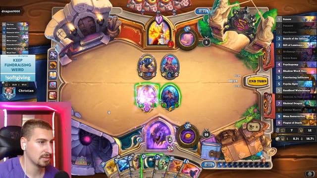My Resurrect Priest Is The BEST! Greetings Fellow Humans! Scholomance Academy | Hearthstone смотреть онлайн