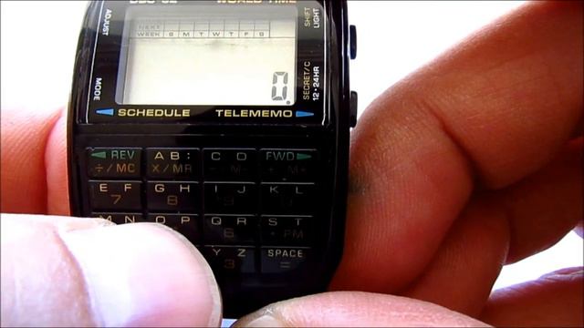 Casio DBC 62 World Time Data Bank Calculator Watch