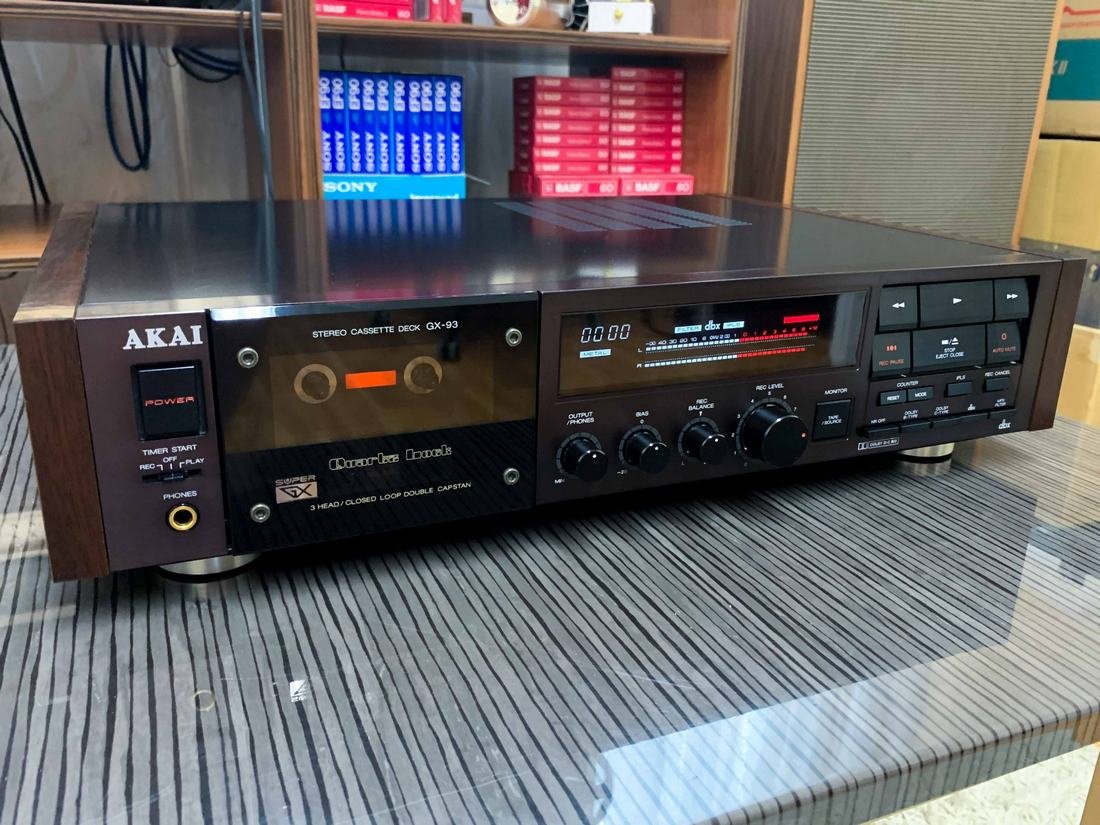 AKAI GX-93 демонстрация работоспособности смотреть онлайн