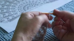 Ажурная накидка из Кауни крючком (mini shawl) (Шаль #12)