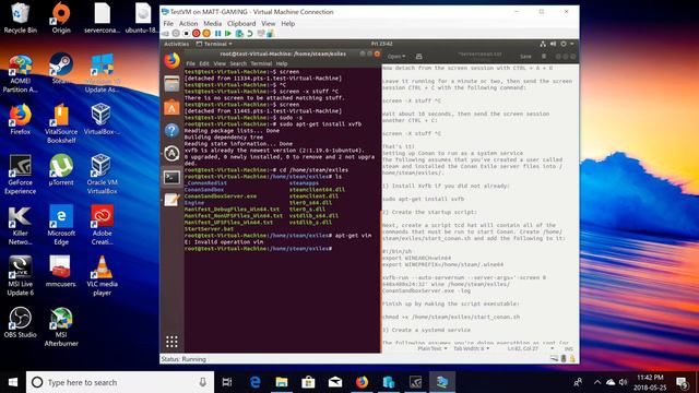 Install a Conan Exiles Dedicated Server on Ubuntu Linux (1/2) смотреть онлайн
