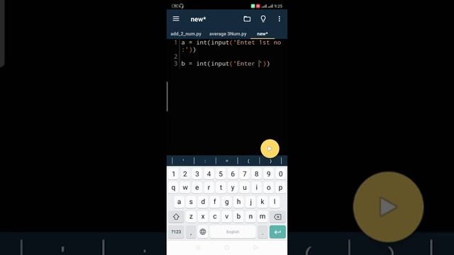 python sekhen mobile pe | python on pydroid chapter 1 practice set Q.1 смотреть онлайн