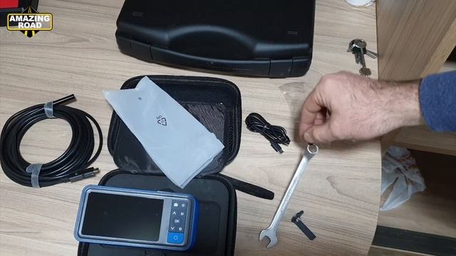 Mercedes Engine Endoscope inspection / How to Check Engine CYLINDERS for SCRATCHES in Garage? смотреть онлайн