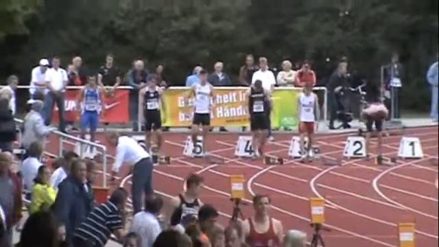 Deutsche Meisterschaften Junioren Bremen - 100m men heat 4 - Christian Rasp 10,92 sec. смотреть онлайн