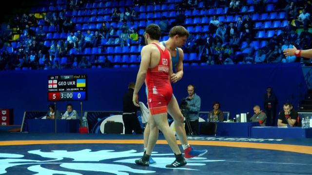 Final 3/5 GR 77 kg BEKA MAMUKASHVILI (GEO) VOLODYMYR YAKOVLIEV (UKR) смотреть онлайн