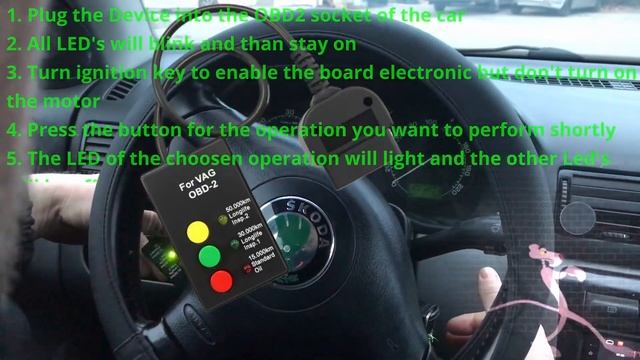 SI RESET Repair Instrument For VAG OBD2 - Oil Sevice Reset Diagnostic Tool For VW (ŠKODA OCTAVIA I)