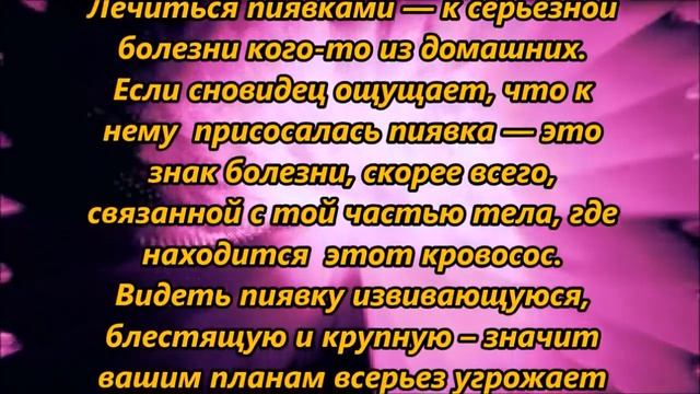 К чему снятся пиявки смотреть онлайн
