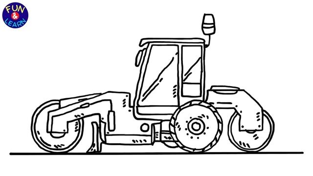 Step by Step Guide to Drawing a Realistic Motor Grader смотреть онлайн