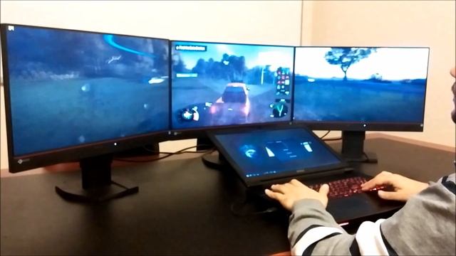 The Crew with MSI GT72 Dominator Pro GTX980M and 3 Eizo monitor setup смотреть онлайн